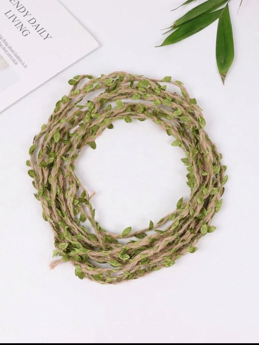 Green Leaf Waist Belt - Boho Forest Fairy Style - New